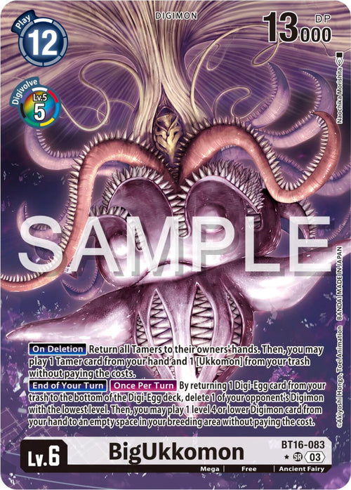 BigUkkomon (Alternate Art) [BT16-083] [Beginning Observer] Foil