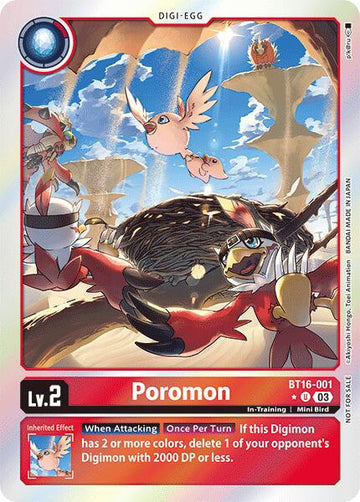 Poromon (Box Promotion Pack: Beginning Observer) [BT16-001] [Beginning Observer] Foil