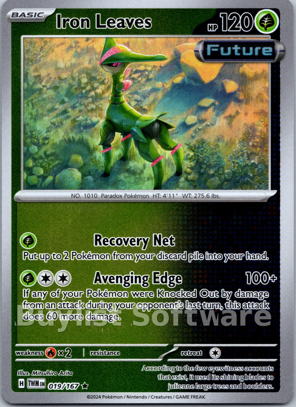 Iron Leaves [019/167] [Twilight Masquerade] Reverse Holofoil