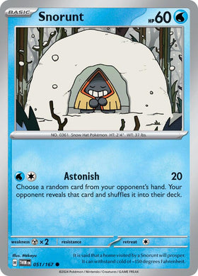 Snorunt [051/167] [Twilight Masquerade] Reverse Holofoil