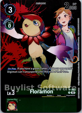 Floramon (Official Tournament Pack Vol.13) [P-083] [Digimon Promotion Cards] Foil