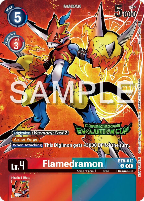 Flamedramon (2024 Evolution Cup) [BT8-012] [New Awakening] Foil