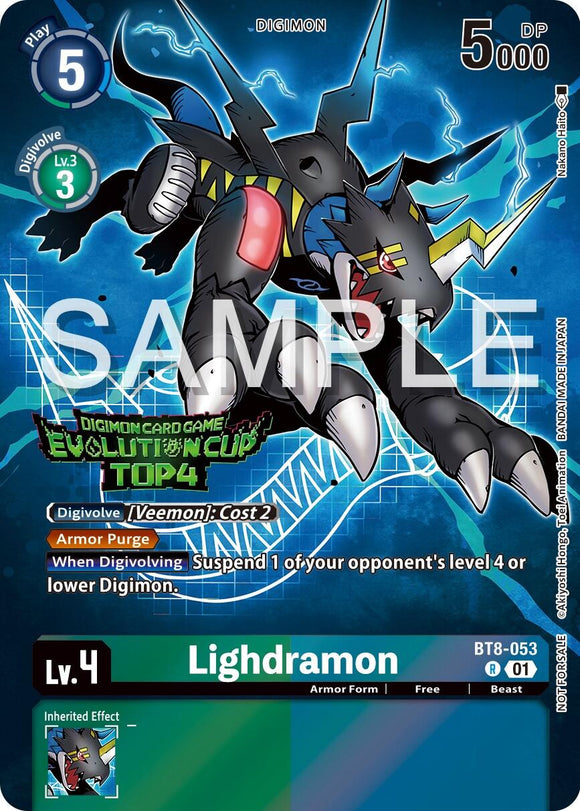 Lighdramon (2024 Evolution Cup Top 4) [BT8-053] [New Awakening] Foil