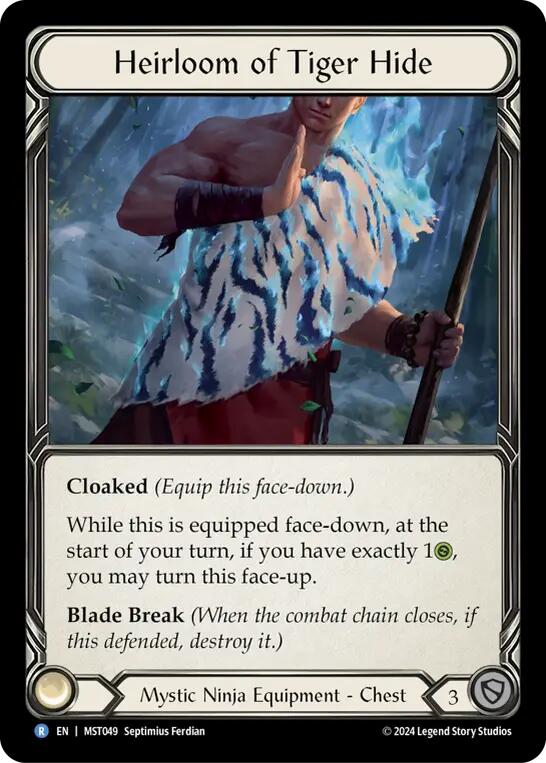 Heirloom of Tiger Hide [MST049] [Part the Mistveil] Cold Foil