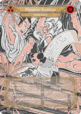 Preserve Tradition // Inner Chi (Marvel) [MST099] [Part the Mistveil] Cold Foil