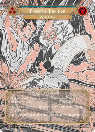 Preserve Tradition // Inner Chi (Marvel) [MST099] [Part the Mistveil] Cold Foil