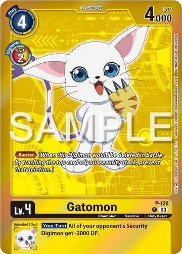 Gatomon (Digimon Adventure Box 2024) [P-120] [Digimon Promotion Cards] Foil