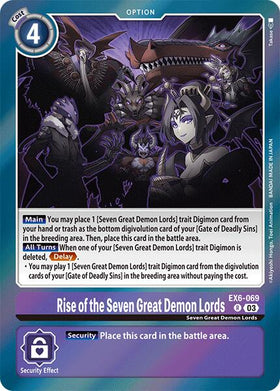 Rise of the Seven Great Demon Lords [EX6-069] [Infernal Ascension] Foil