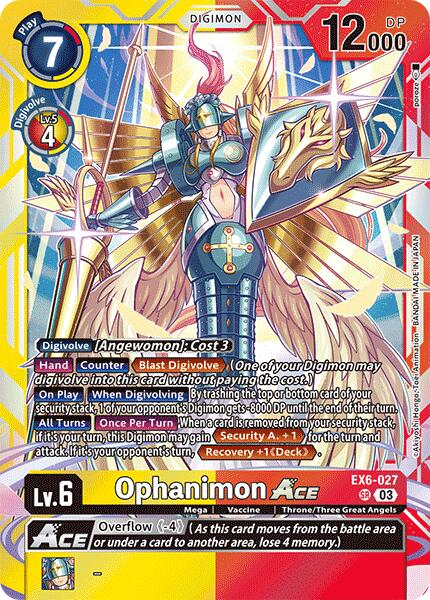 Ophanimon ACE [EX6-027] [Infernal Ascension] Foil