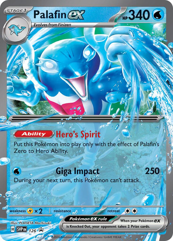 Palafin ex [126] [Scarlet & Violet Promo Cards] Holofoil