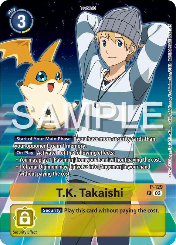 T.K. Takaishi (Digimon Adventure 02: The Beginning Set) [P-129] [Digimon Promotion Cards] Foil
