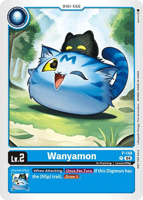 Wanyamon - P-148 (Store Tournament 2024 Jul. - Sep. Participation Pack) [P-148] [Digimon Promotion Cards]