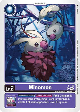 Minomon - P-149 (Store Tournament 2024 Jul. - Sep. Participation Pack) [P-149] [Digimon Promotion Cards]