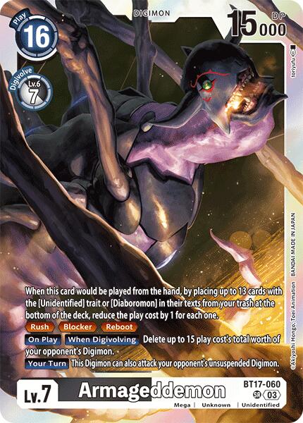 Armageddemon [BT17-060] [Secret Crisis] Foil