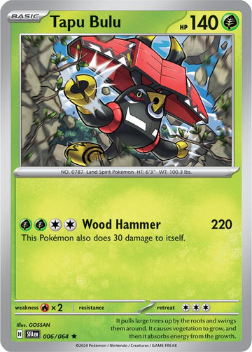 Tapu Bulu [006/064] [Shrouded Fable] Reverse Holofoil