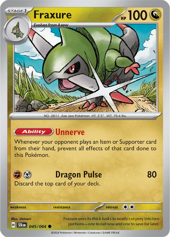 Fraxure [045/064] [Shrouded Fable] Reverse Holofoil