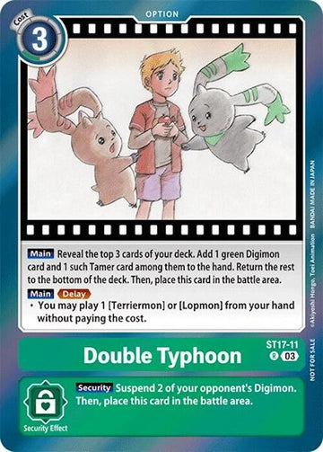 Double Typhoon (Secret Crisis: Movie Memorial Pack) [ST17-11] [Secret Crisis] Foil