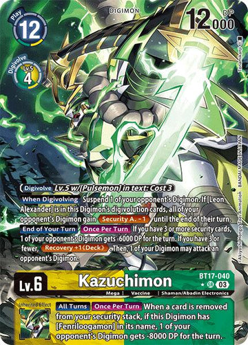 Kazuchimon (Alternate Art) [BT17-040] [Secret Crisis] Foil