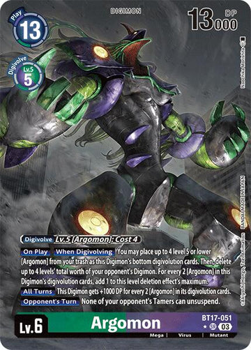 Argomon (Alternate Art) [BT17-051] [Secret Crisis] Foil