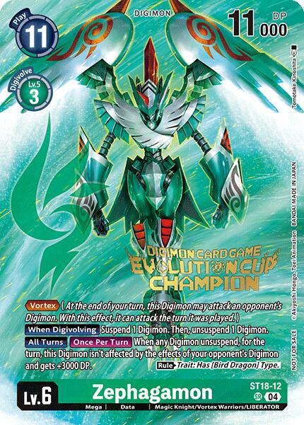 Zephagamon (August 2024 Evolution Cup Champion) [ST18-12] [Starter Deck 18: Guardian Vortex] Foil