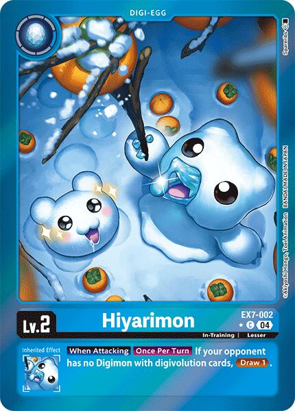 Hiyarimon (Foil) [EX7-002] [Digimon LIBERATOR] Foil