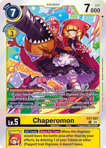 Chaperomon [EX7-027] [Digimon LIBERATOR] Foil