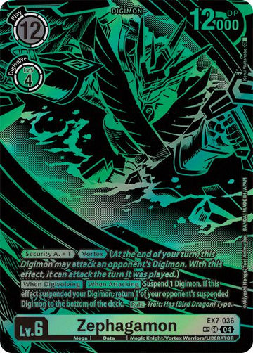 Zephagamon (Textured) [EX7-036] [Digimon LIBERATOR] Foil