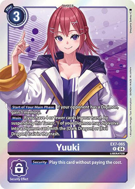 Yuuki [EX7-065] [Digimon LIBERATOR] Foil
