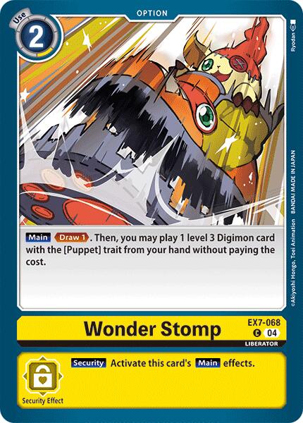 Wonder Stomp [EX7-068 C] [Digimon LIBERATOR]