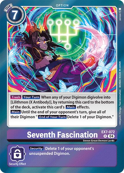 Seventh Fascination [EX7-072] [Digimon LIBERATOR] Foil