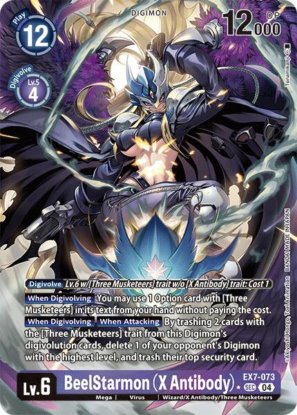 BeelStarmon (X Antibody) (Alternate Art) [EX7-073] [Digimon LIBERATOR] Foil