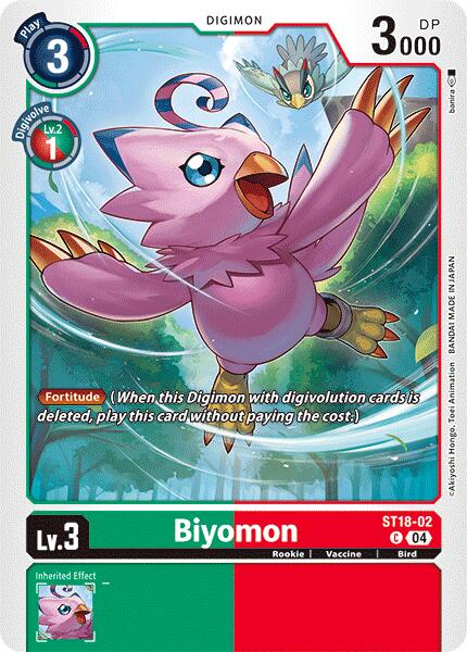 Biyomon [ST18-02 C] [ Guardian Vortex]