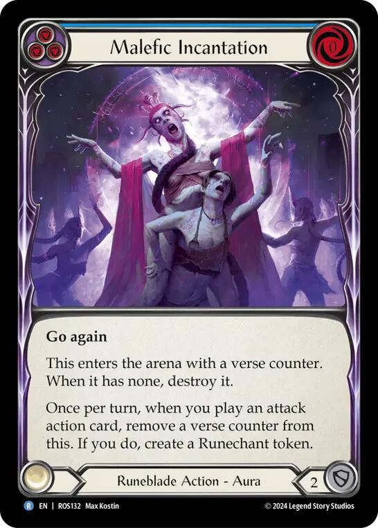 Malefic Incantation (Blue) [ROS132] [Rosetta]