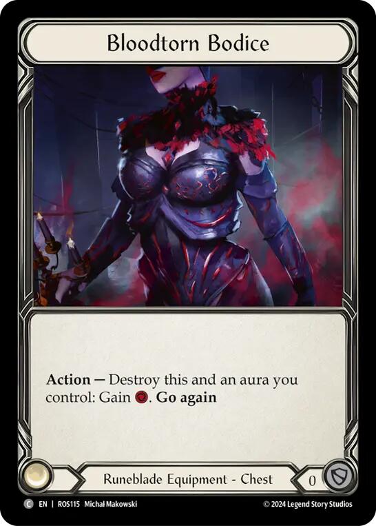 Bloodtorn Bodice [ROS115] [Rosetta] Cold Foil