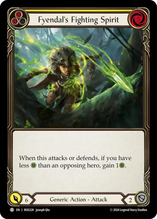 Fyendal's Fighting Spirit (Yellow) [ROS228] [Rosetta]