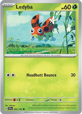 Ledyba [002/142] [Stellar Crown] Reverse Holofoil
