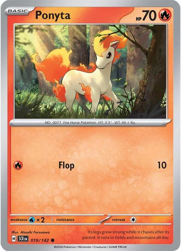 Ponyta [019/142] [Stellar Crown] Reverse Holofoil