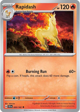 Rapidash [020/142] [Stellar Crown] Reverse Holofoil