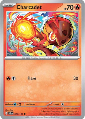 Charcadet [029/142] [Stellar Crown] Reverse Holofoil