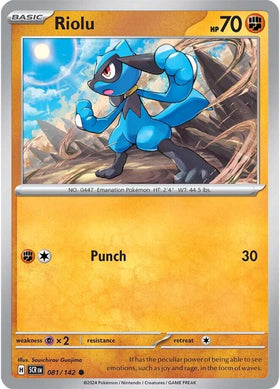 Riolu [081/142] [Stellar Crown] Reverse Holofoil