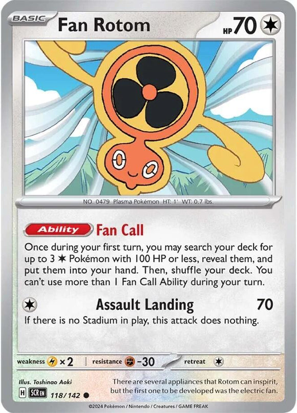 Fan Rotom [118/142] [Stellar Crown]