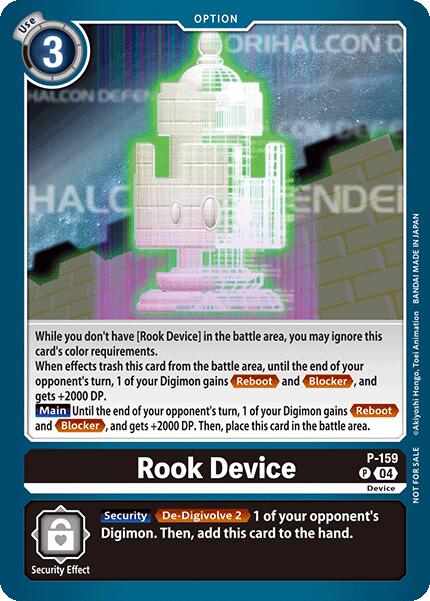 Rook Device (Store Tournament 2024 Oct. - Dec. Participation Pack) [P-159] [Digimon Promotion Cards]
