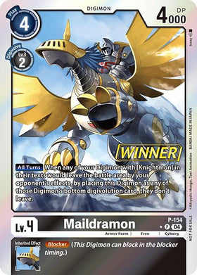 Maildramon (Store Tournament 2024 Oct. - Dec. Winner Pack) [P-154] [Digimon Promotion Cards] Foil