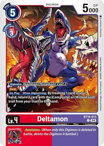 Deltamon - BT18-013 [BT18-013] [Release Special Booster 2.0]