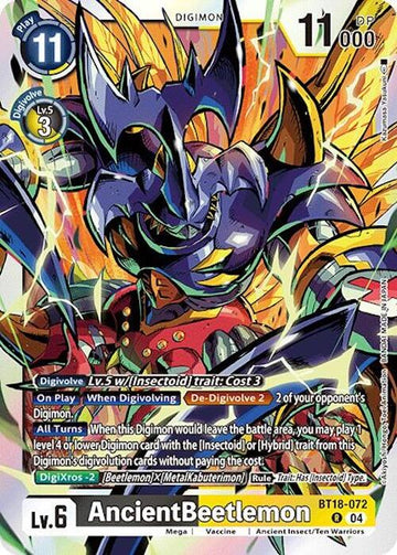 AncientBeetlemon [BT18-072 R] [Release Special Booster 2.0] Foil