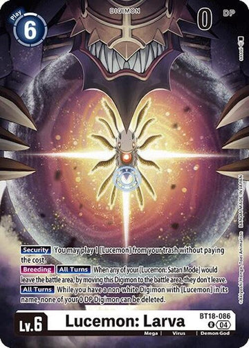 Lucemon: Larva [BT18-086] [Release Special Booster 2.0] Foil