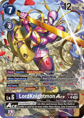 LordKnightmon ACE (Alternate Art) [BT18-083] [Release Special Booster 2.0] Foil