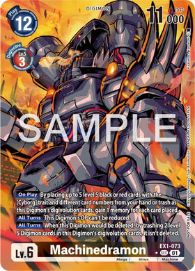 Machinedramon (Release Special Booster Ver.2.0 Celebration Event Winner) [EX1-073] [Release Special Booster 2.0 Celebration Event Cards] Foil