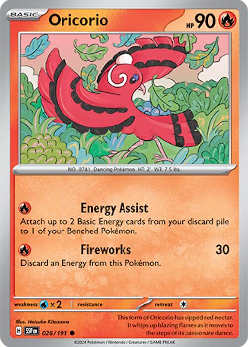 Oricorio [026/191] [Surging Sparks] Reverse Holofoil