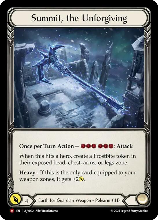 Summit, the Unforgiving [AJV002] [Armory Deck: Jarl Vetreidi] Rainbow Foil